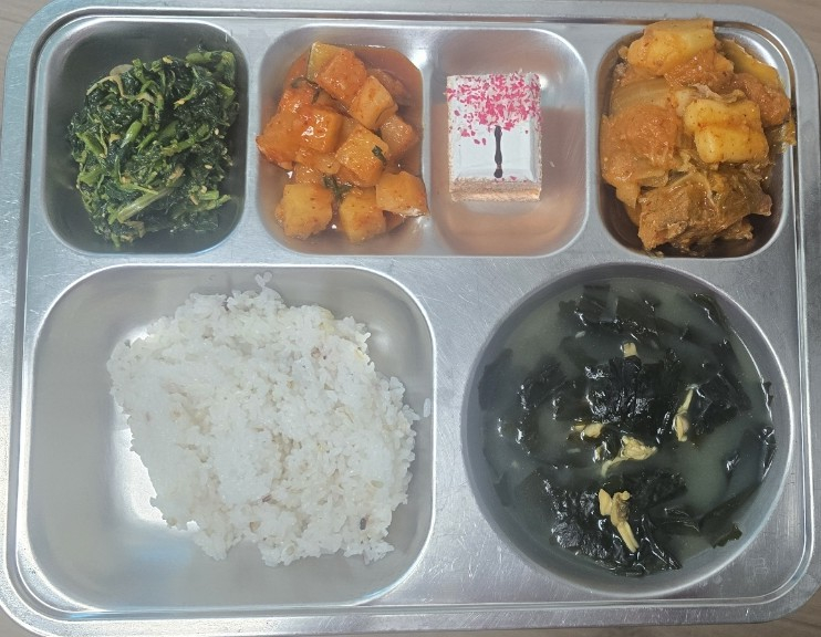 중식 식단 이미지